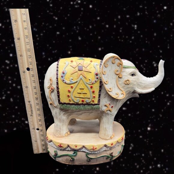 Seymore Mann Elephant Figurine Circus Entertainment Animal Figurine Resin 8”W 7” - Picture 3 of 9